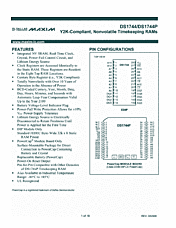 DataSheet DS1744 pdf